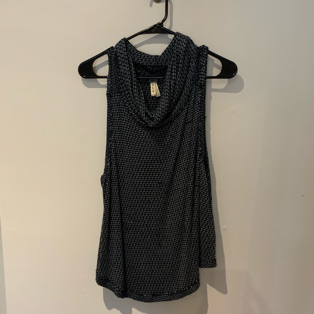 We the Free navy cowl neck tank